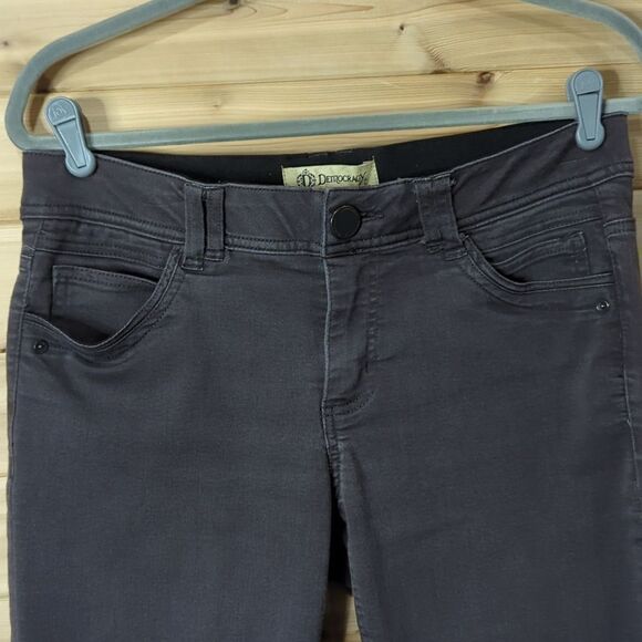 Democracy "AB"technology Jeans Womens 8 Brown Skinny Leg Midrise - Picture 2 of 8